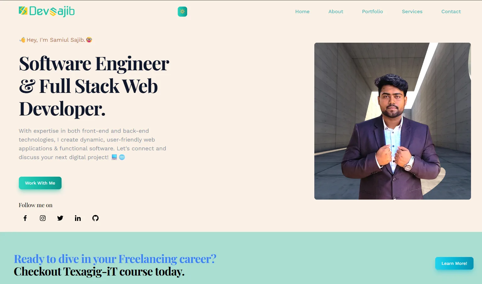 Portfolio site - Personal
